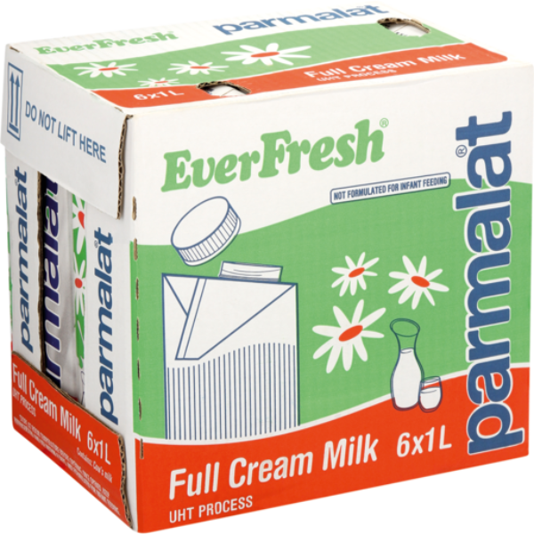 Everfresh FULL CREAM UHT LONG LIFE MILK 1 L x 6