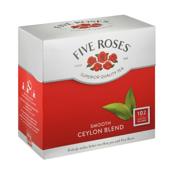 Five Roses Tagless Teabags (1 x 102's)